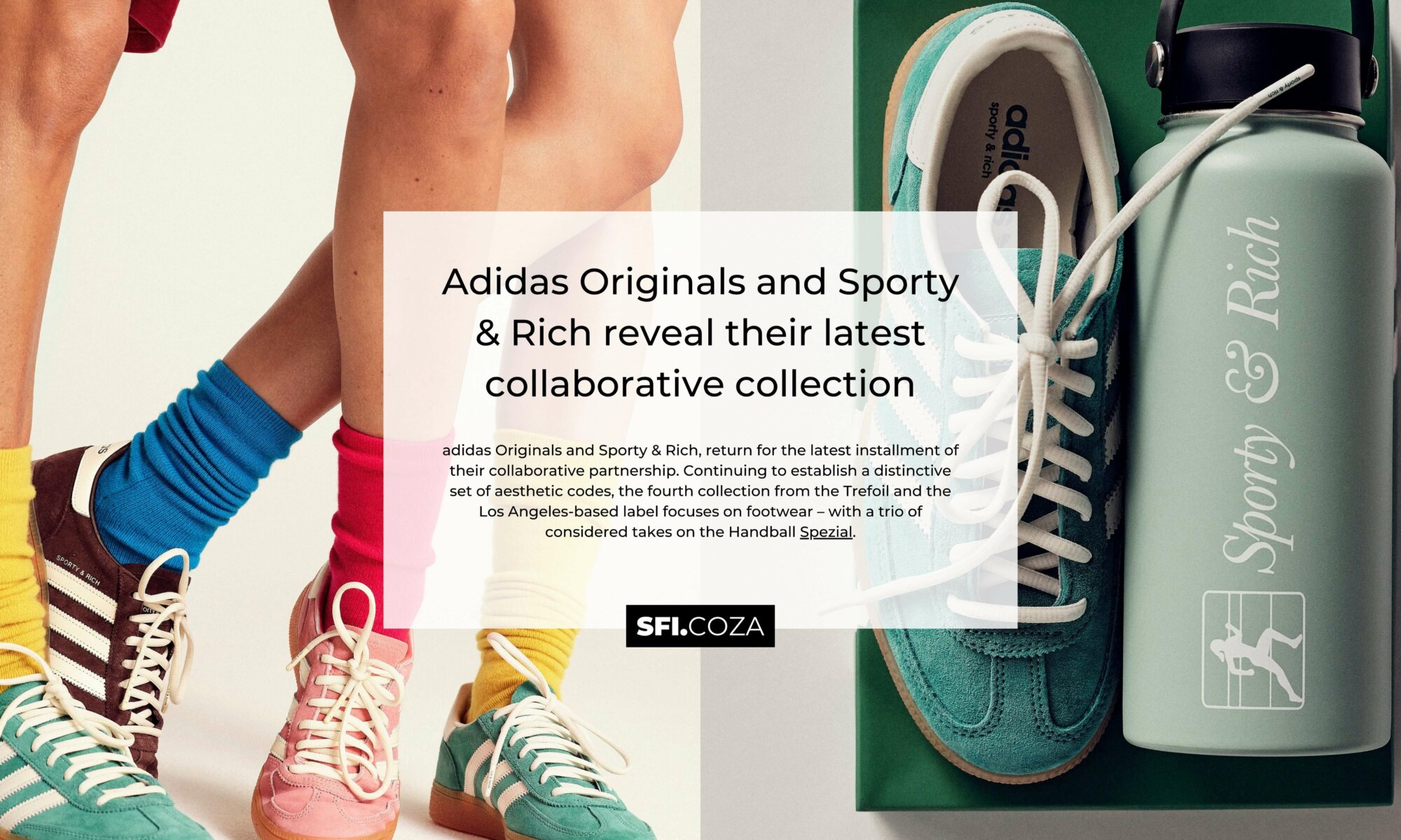 Adidas Originals and Sporty & Rich reveal their latest collaborative collection