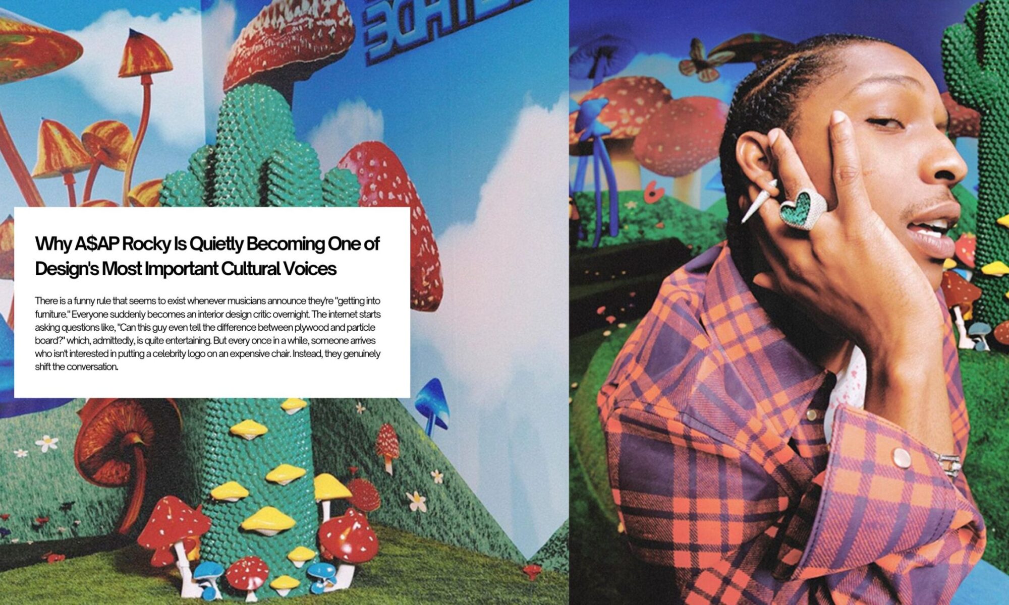 Why A$AP Rocky Is Quietly Becoming One of Design's Most Important Cultural Voices